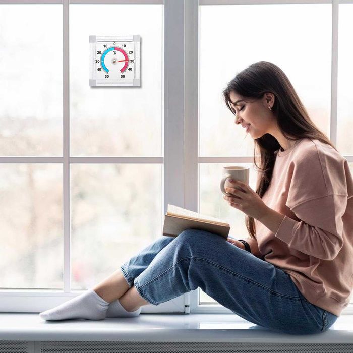 Termometru exterior analog pentru fereastra autoadeziv rezisten la apa