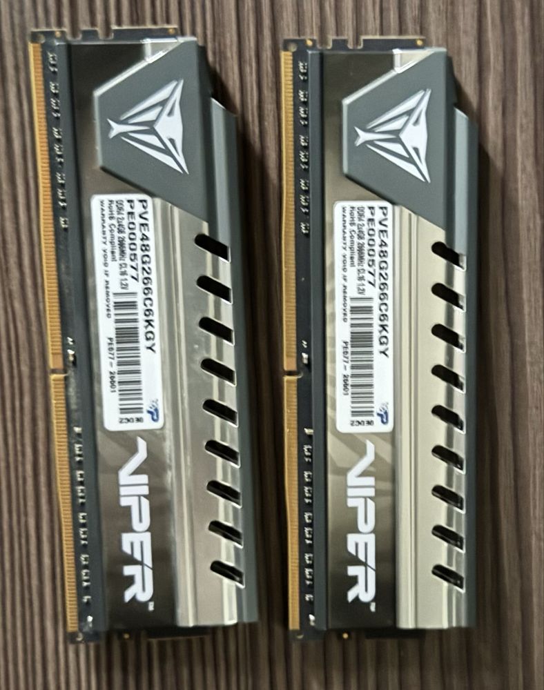 оперативная памятт ddr4 2x4gb 2666mhz