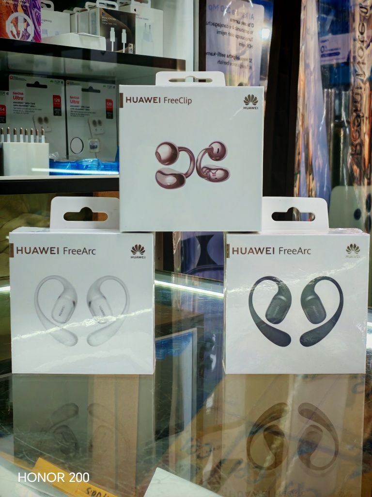 Наушники Huawei FreeClip официалка