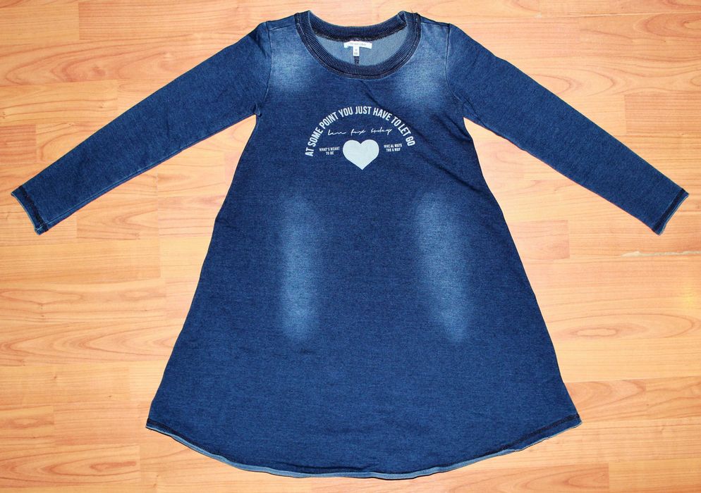 Платье джинсовое детское для девочки - 500 тенге