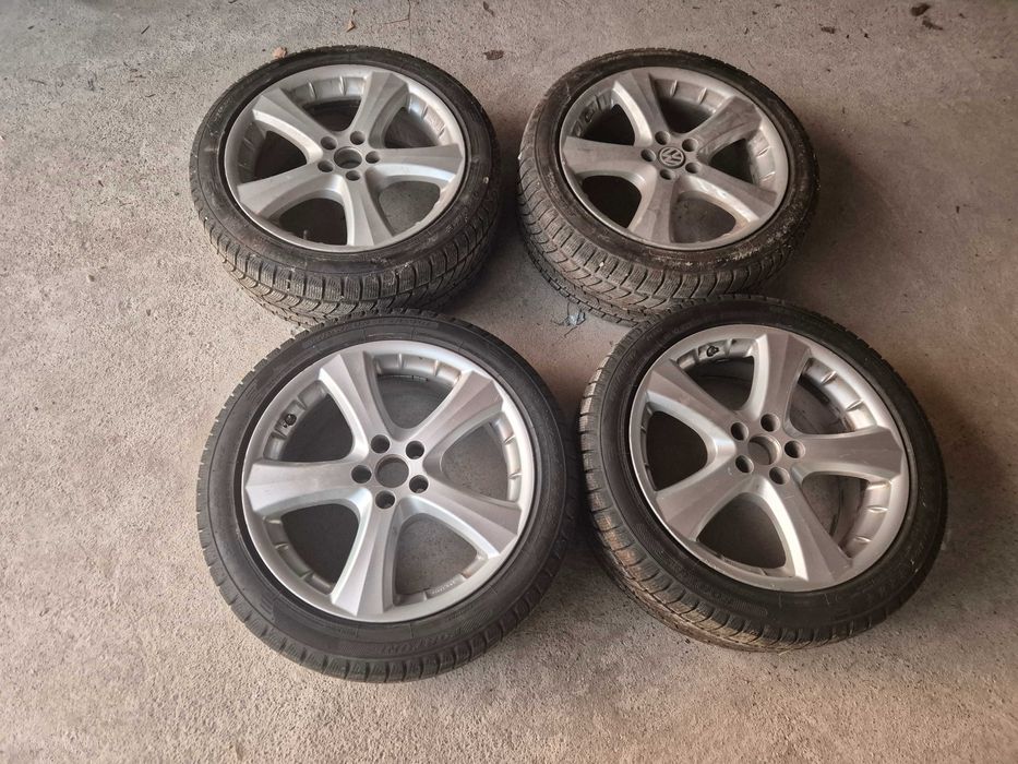 Jante+Anvelope iarna 5x100 R17 225/45 VW
