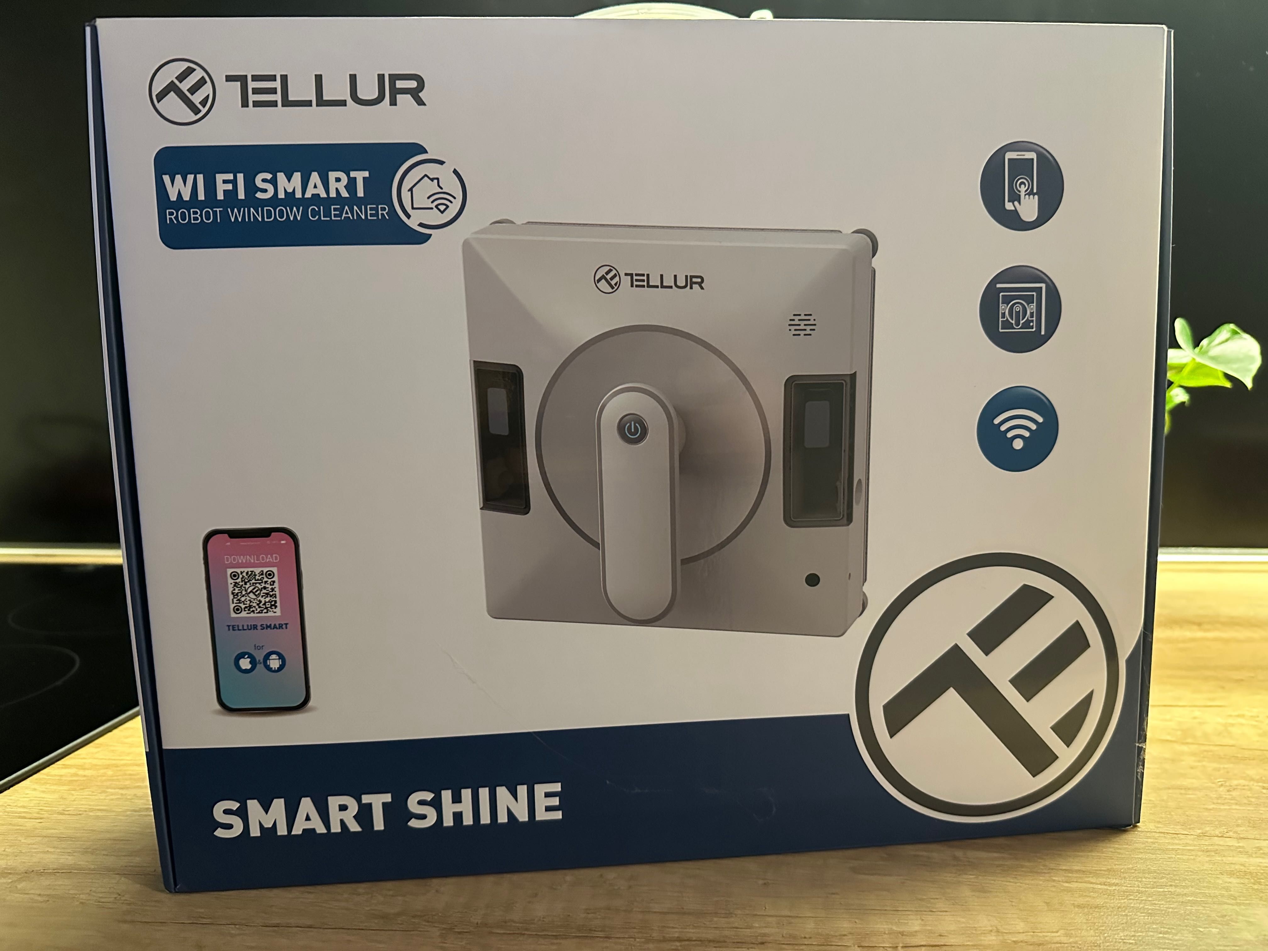 Robot curatare geamuri WiFi Tellur Smart, TLL331541, 72W,  WI-FI, Nou