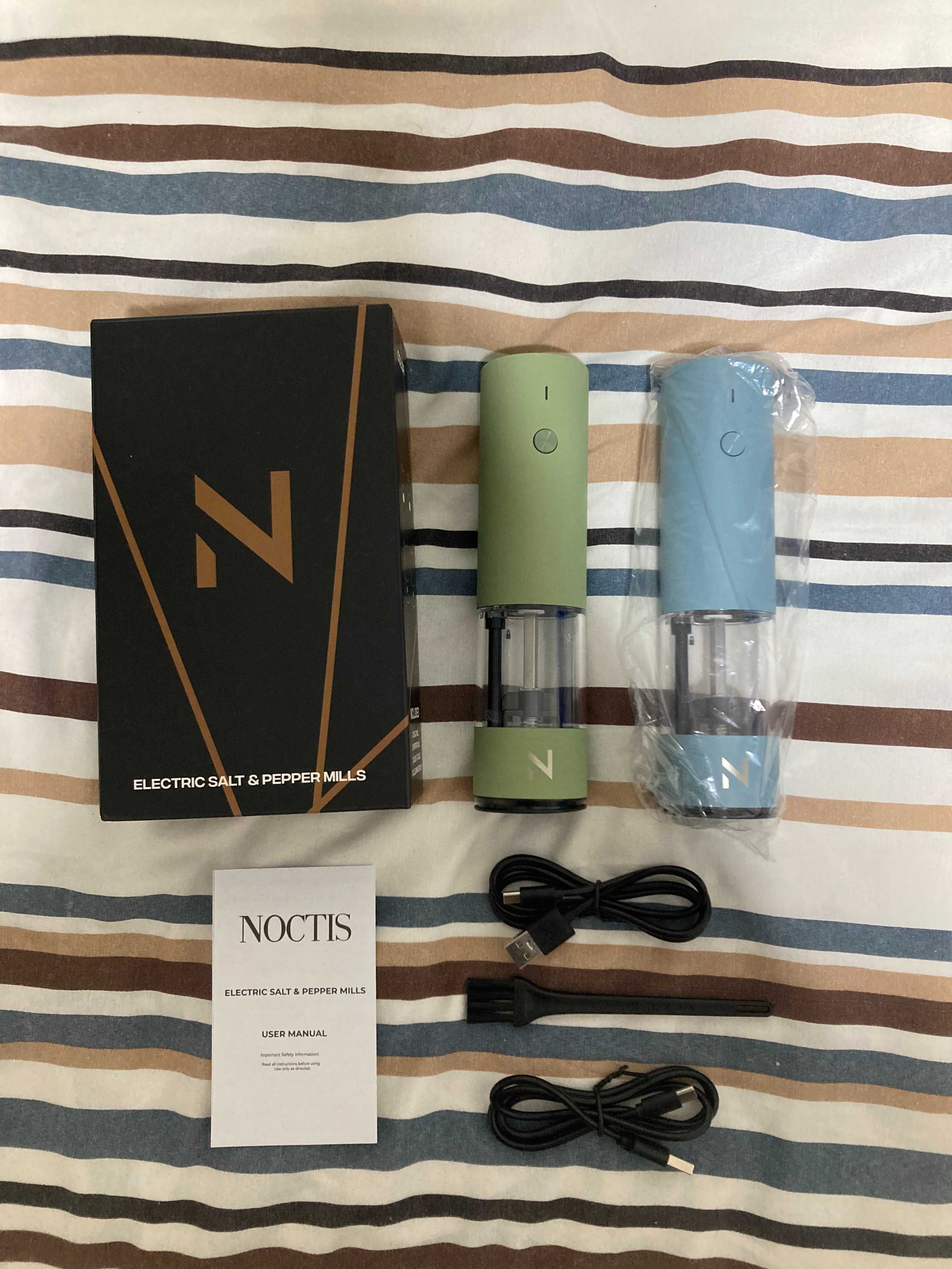 Noctis electric salt & pepper mills /електрически мелачки за подправки