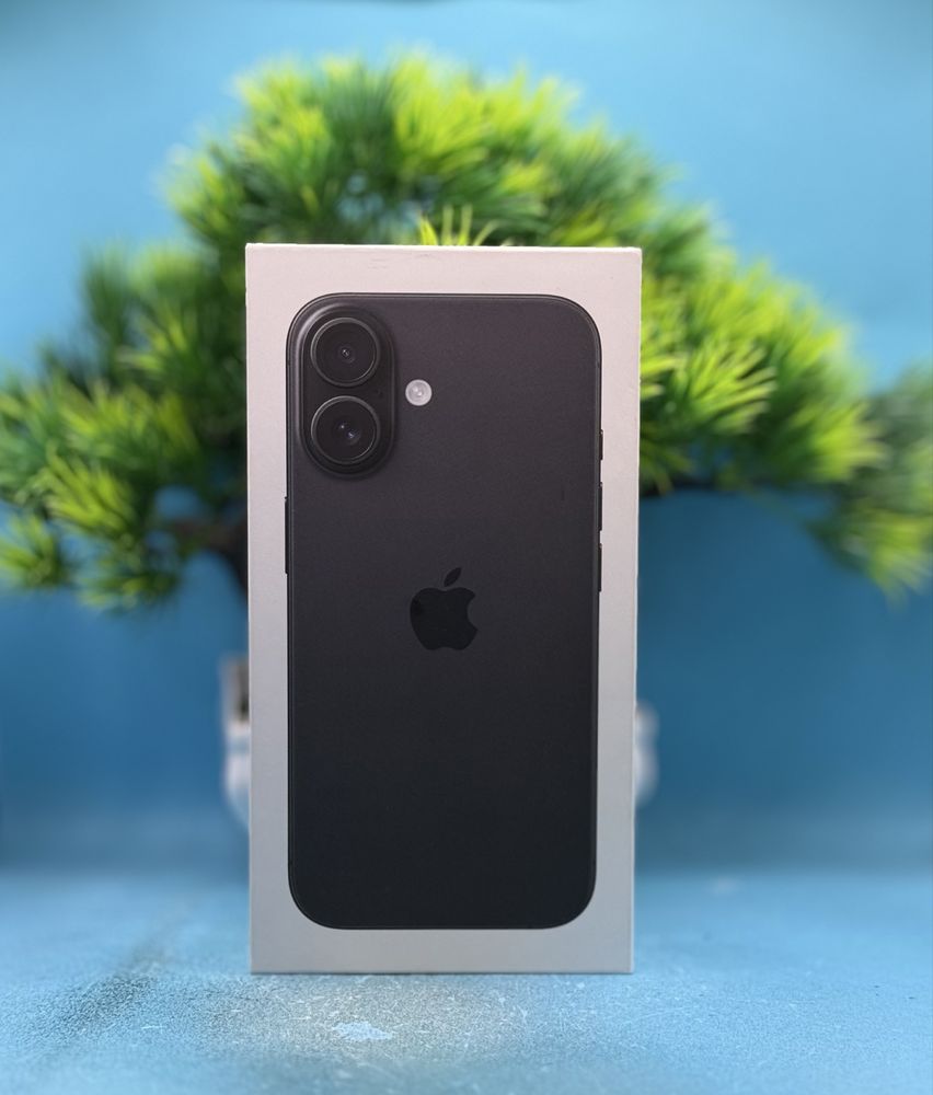 НОВ!!! Apple iPhone 16, 128GB, 5G, Black