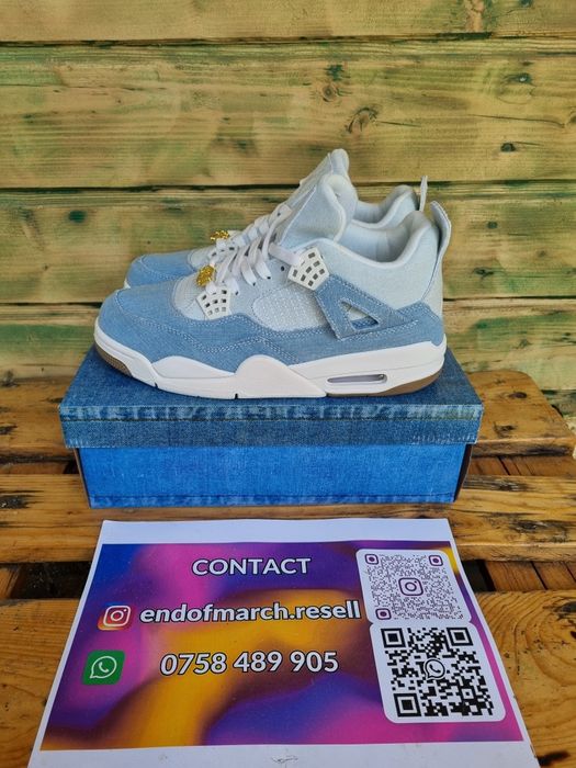 Nike Jordan 4 Denim (mărimi: 36-44 toate marimile)