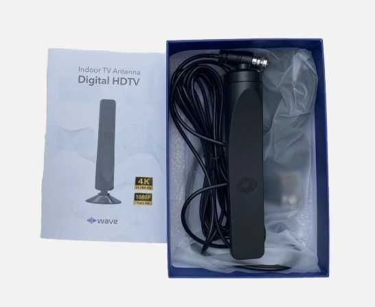 Цифрова ТВ Антена HDTV Wave Max USB F адаптер усилвател сигнал канали