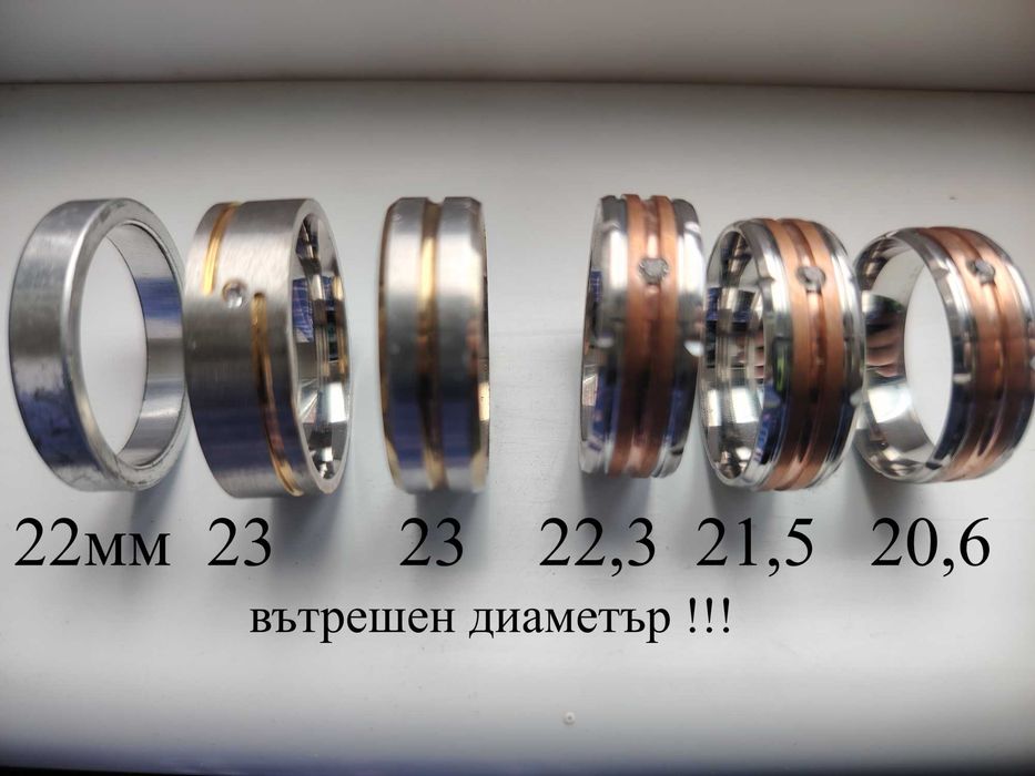 Моден пръстен със  цветно розово злато.