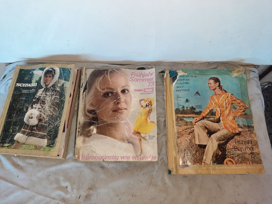 Ретро чуждестранни модни списания Burda Pramo Saison и други