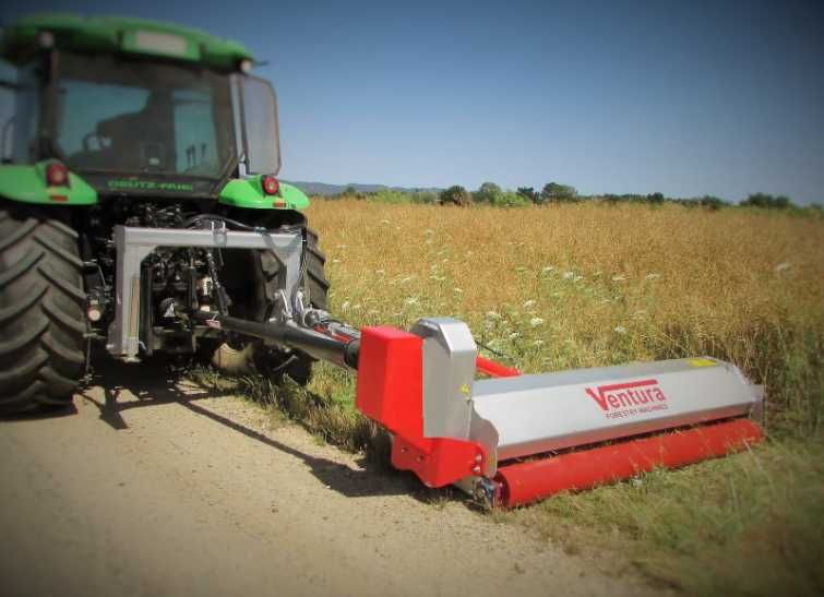 Mulcer PROFESIONAL cu prindere laterala 80-150 cai - Ventura SENA