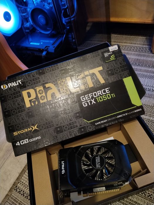 Видеокарта от Palit GTX1050TI 4GB на гарантии.