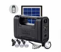 Panou Kit solar GD-Lite 8017 lanterna 3 becuri led USB