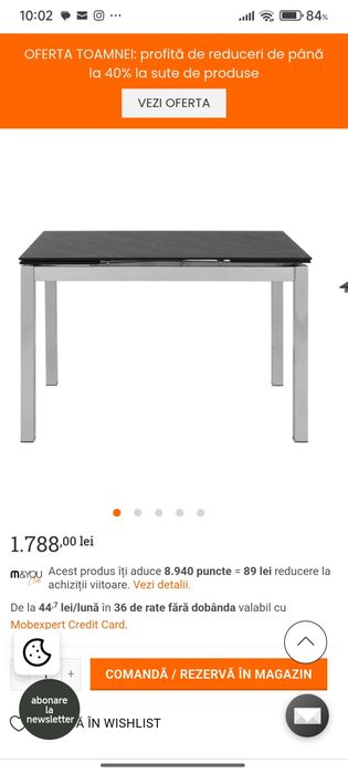 Masa solida, extensibila din sticla