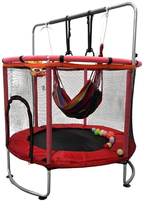 Батут, баскетбольное кольцо, игровой центр