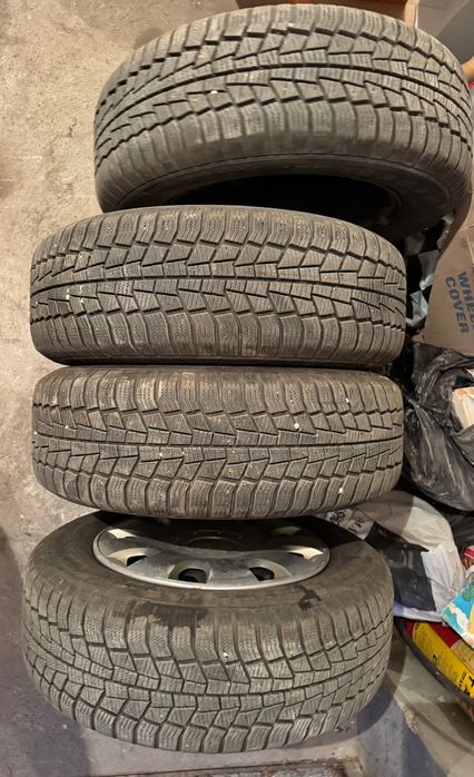 Метални джанти 15цола със зимни гуми 195/65