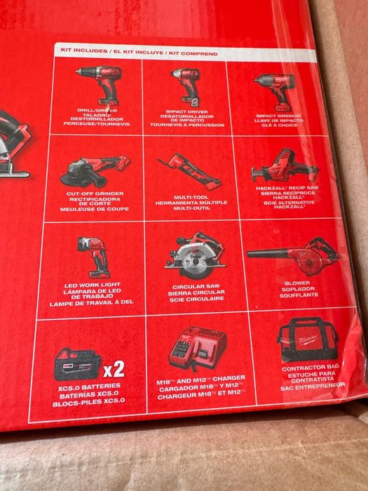 Set Milwaukee 9 piease USA