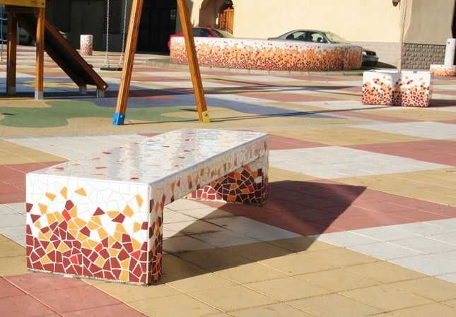 Tablou mozaic ceramica special lucrat manual Trenkart