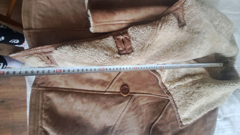 Дамски кожух от агнешка кожа