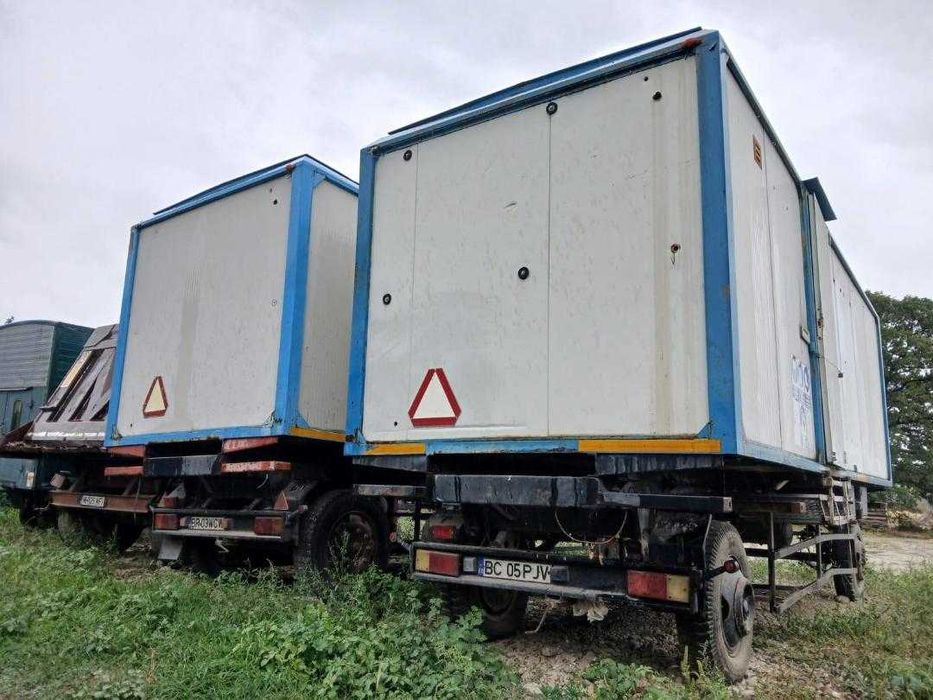 Remorci pentru organizare de șantier, vagoane