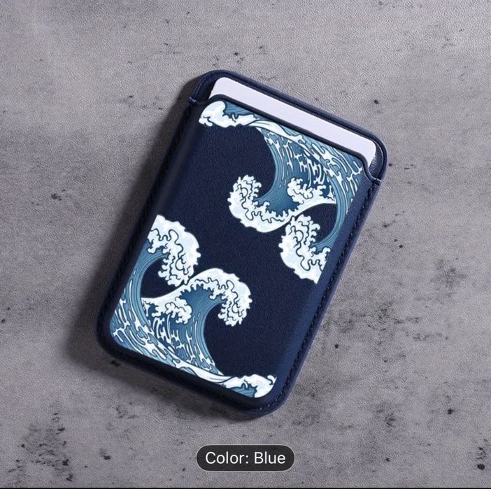 Магнитен портфейл за телефон “Great Wave” (5 цвята)