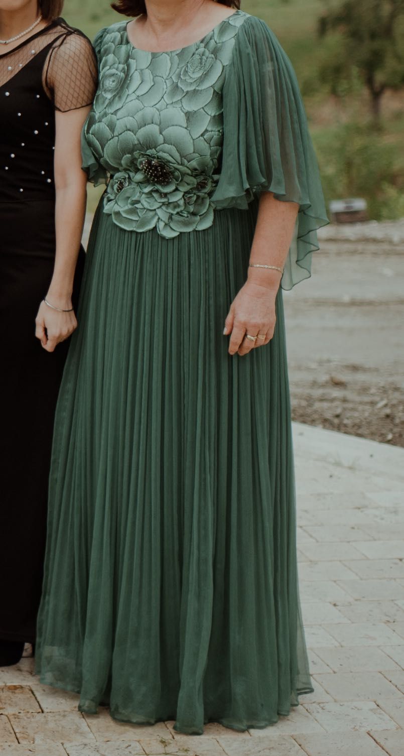 Rochie designer unicat Atelier 34, mar. XL (pt. nuntă, soacra, nașa)