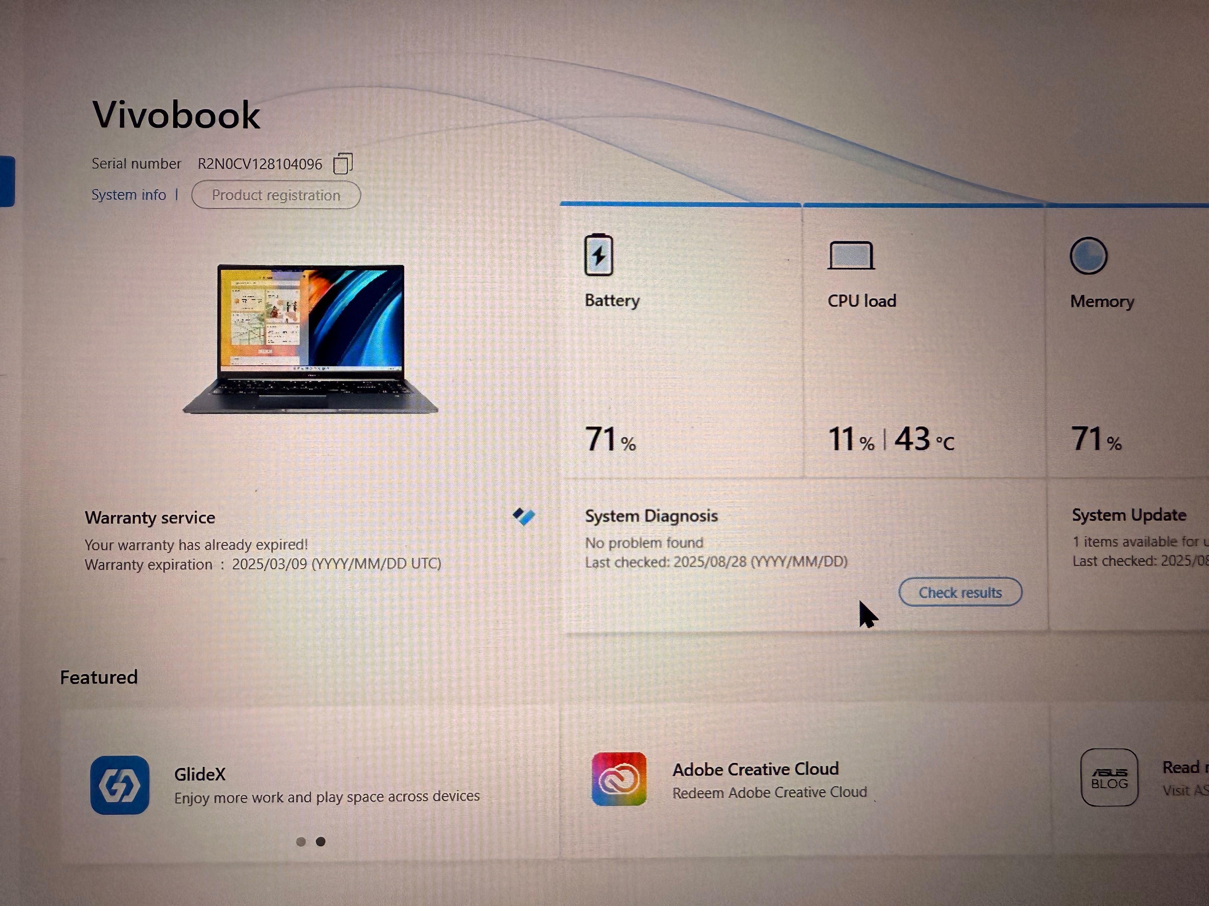 Лаптоп ASUS Vivobook 15 / 15.6 инча