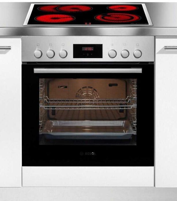 Фурна за вграждане BOSCH HND231AS62+стъклокерамичен плот