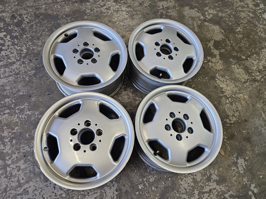 Set jante Mercedes tip AMG R15 5x112 cu buza retro