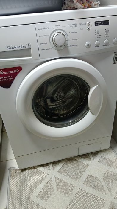 LG стиральная машина 6 кг, кир мошина 6кг