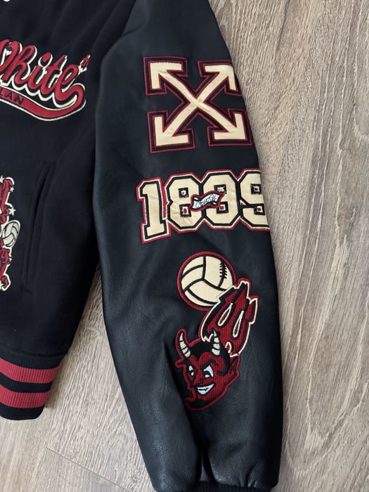off-white ac milan varsity jacket