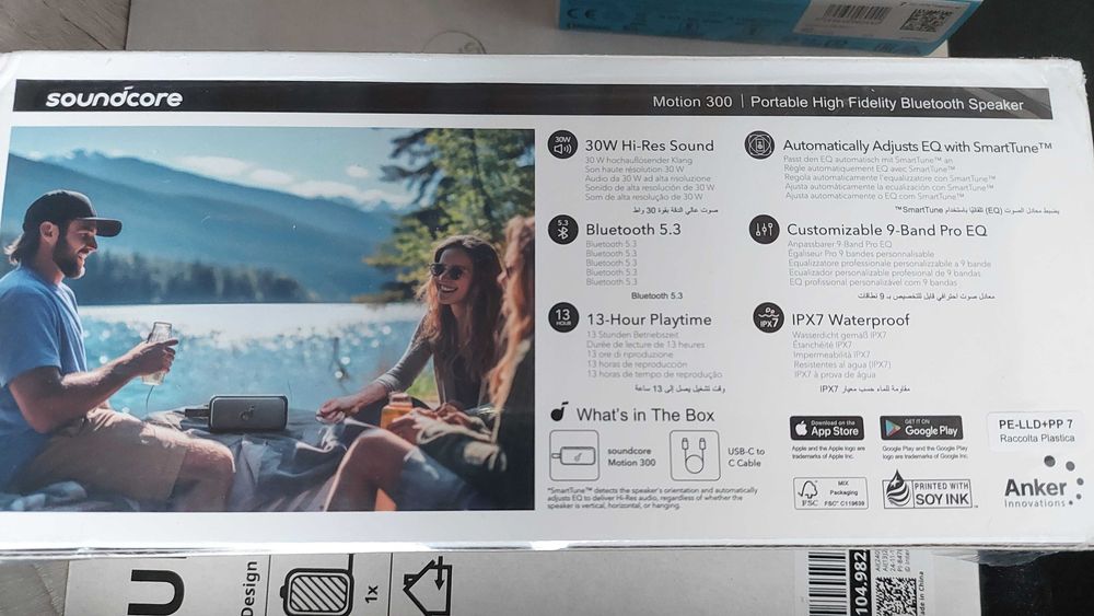 Boxa portabila bluetooth Anker Soundcore Motion 300 albastru