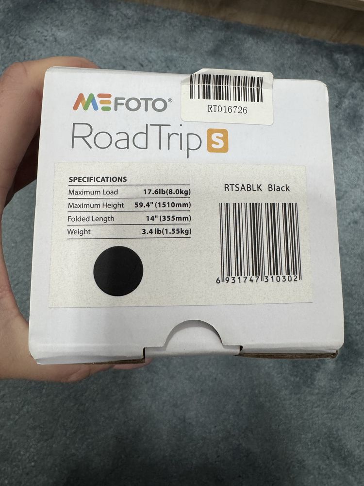 Статив MeFOTO RoadTrip S (черен)