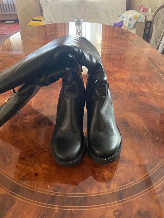 Сапоги длинные демисезонные