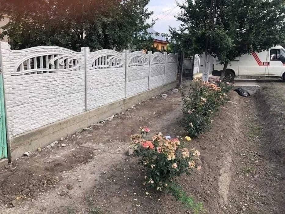 Gard din placi de beton