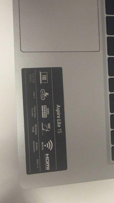 Laptop acer aspire lite 15 Ryzen 7
