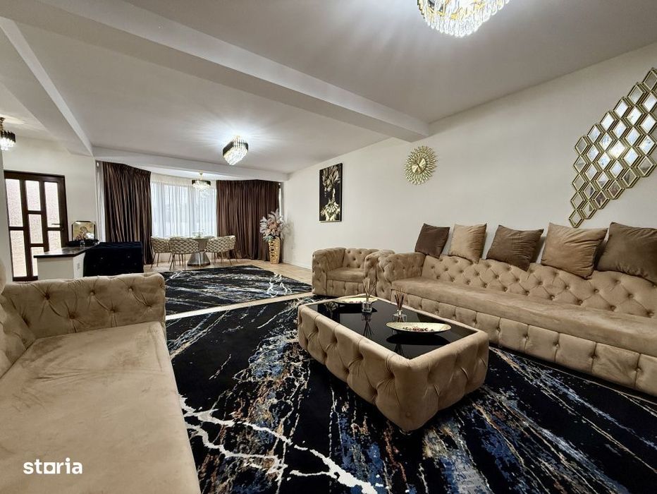 Casa moderna cu curte, 140 mpu, prima inchiriere, in Tunari