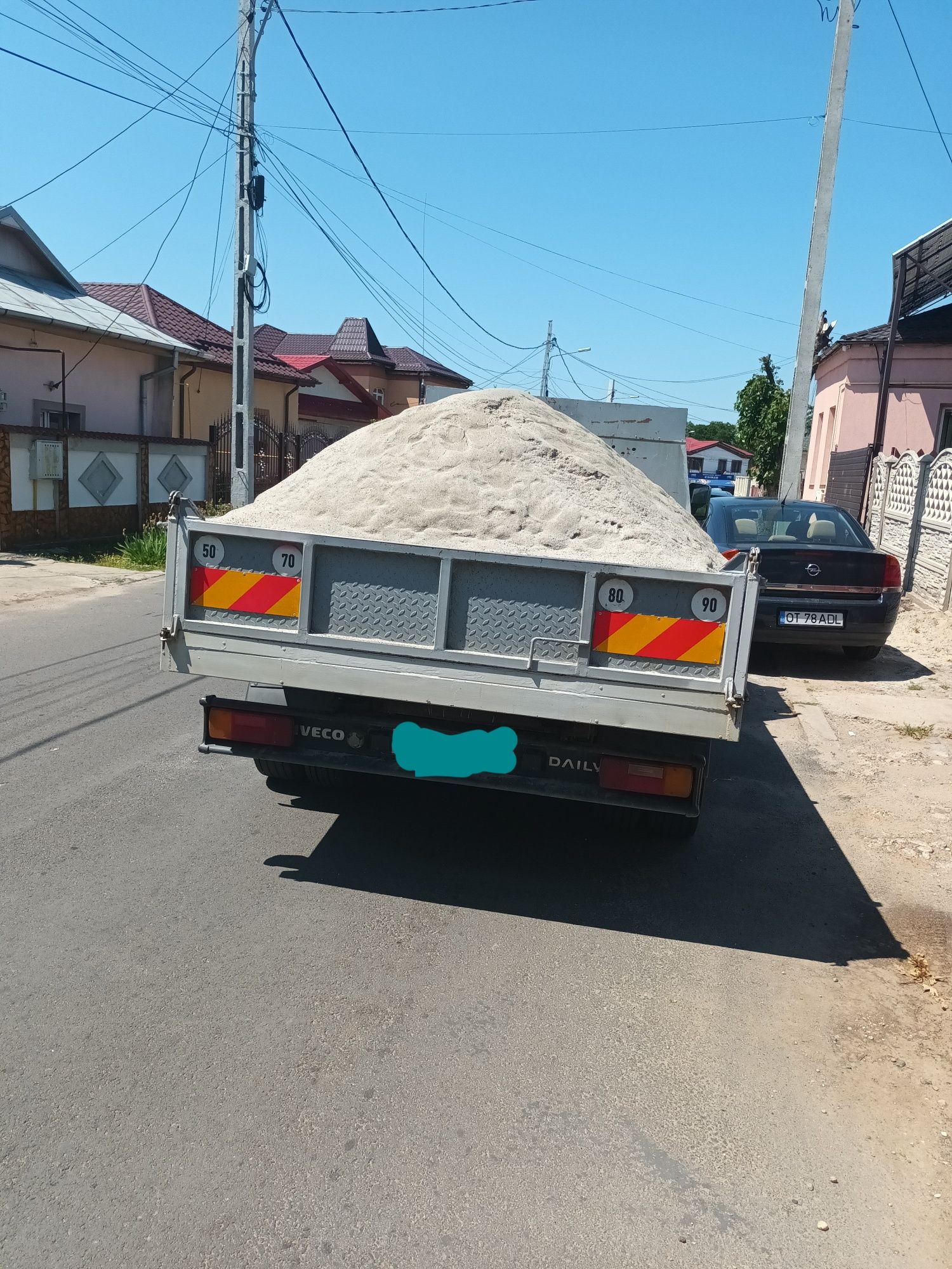 Beton de turnat în curte