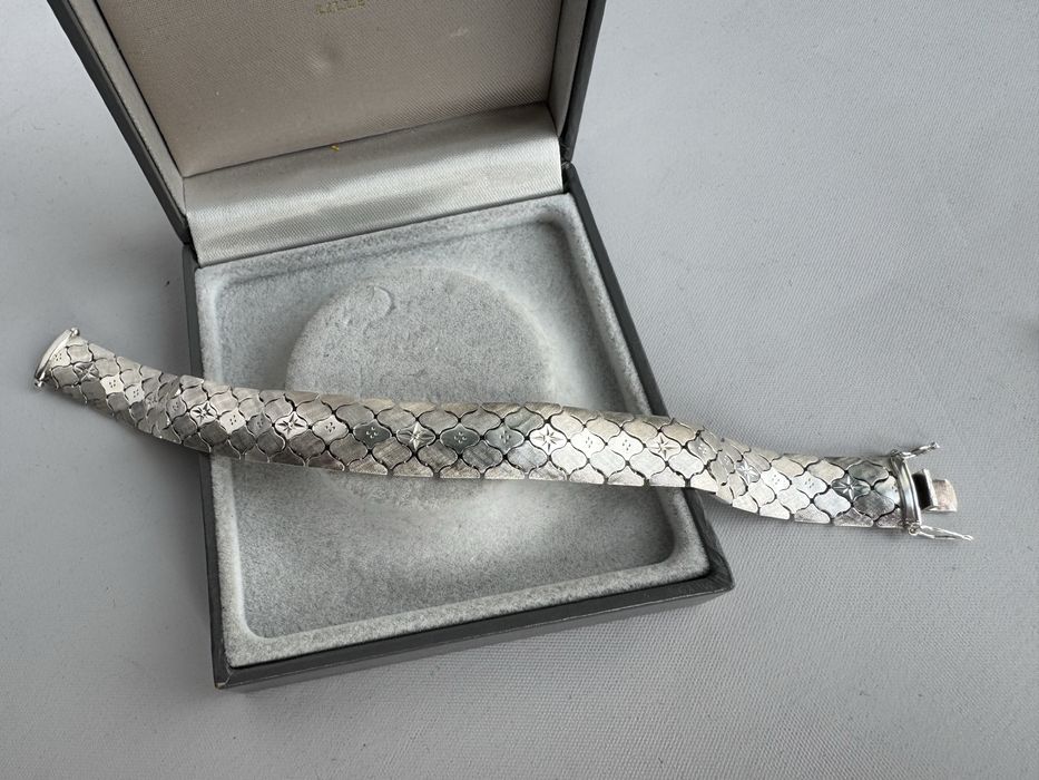 Bratara din argint rodiat