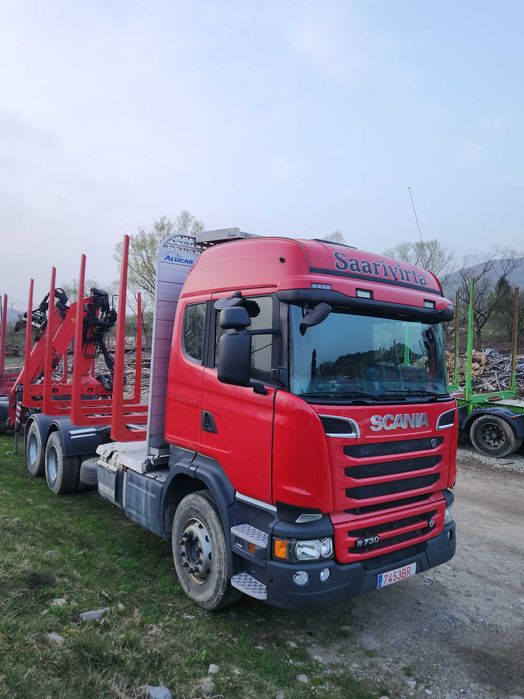 SCANIA R730 transport forestier lemn,bușteni