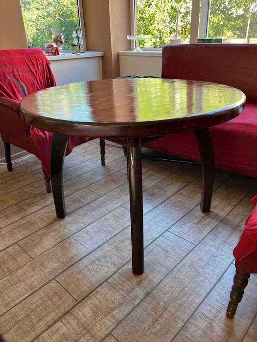 masă - lemn masiv -  110x 77 cm