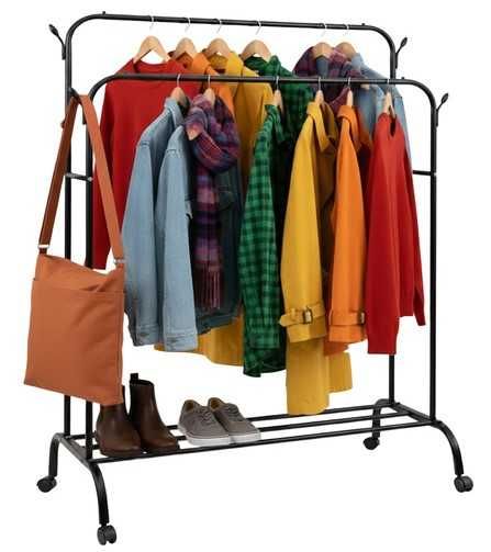 Стабилен двоен щендер тип подвижна закачалка с колела