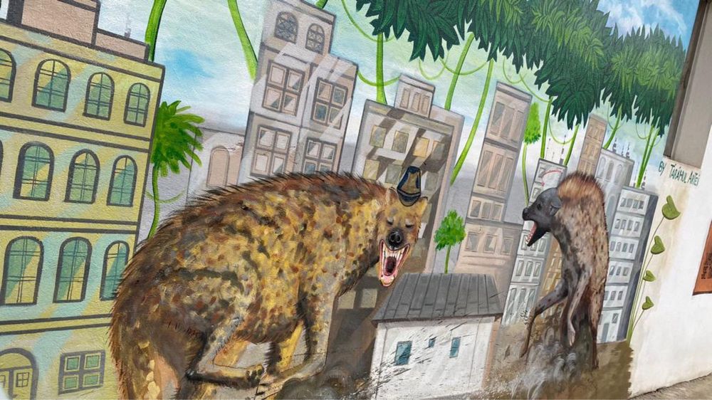 Pictura murala, perete exterior, pictura pe perete