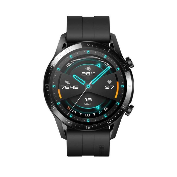 SmartWatch Huawei WATCH GT 2 46mm Bluetooth Difuzor Negru Nou Sigilat