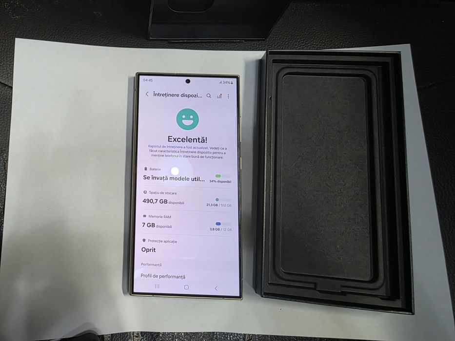 Samsung Galaxy S24 Ultra Titanium Yellow 512GB 12GB RAM Stare EXCELENT