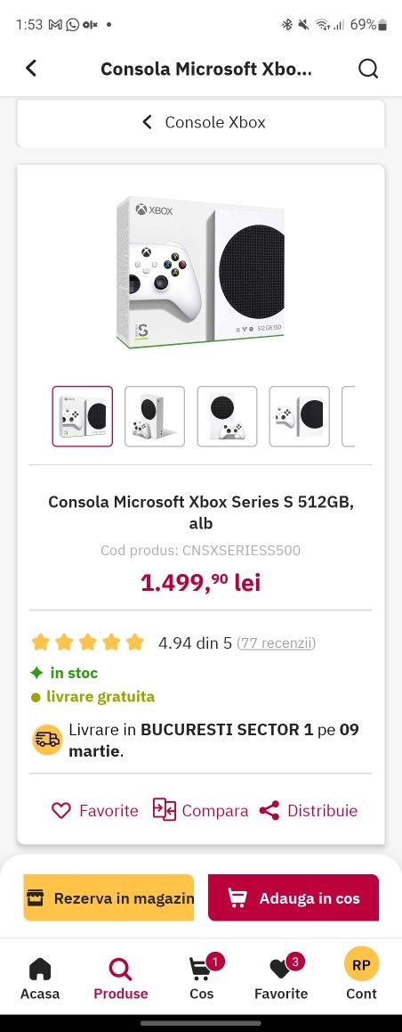 Consola Xbox Series S