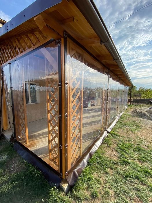 Folie terasa transparenta folii terase și foișoare Cristal premium 0,8
