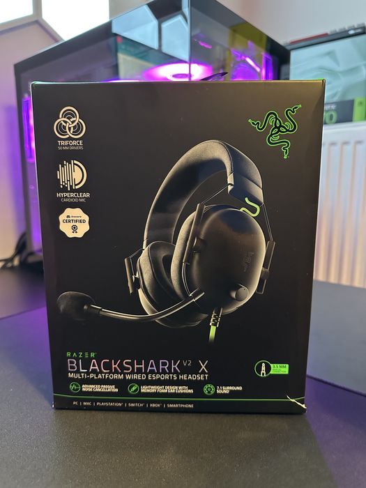 Casti Gaming Razer Blackshark V2 X NOI SIGILATE