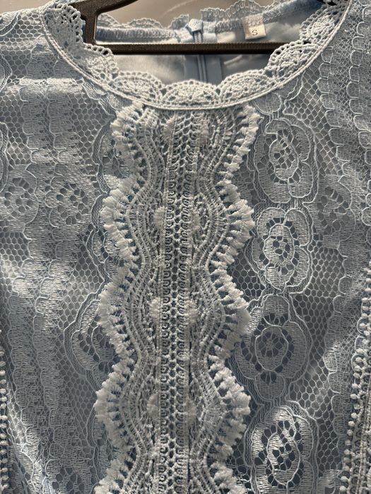 Светло синя рокла С-размер