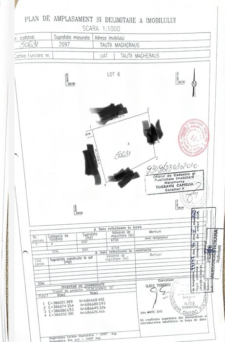 Vând teren Tautii- Magheraus, Str.7, 2100mp