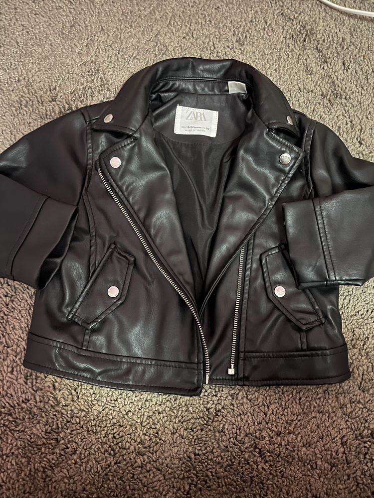 Детско кожено яке Zara