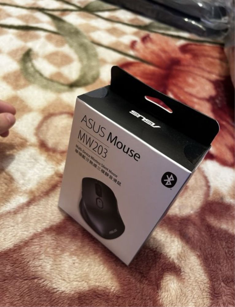 Mouse Optic ASUS MW203, USB Wireless, Black